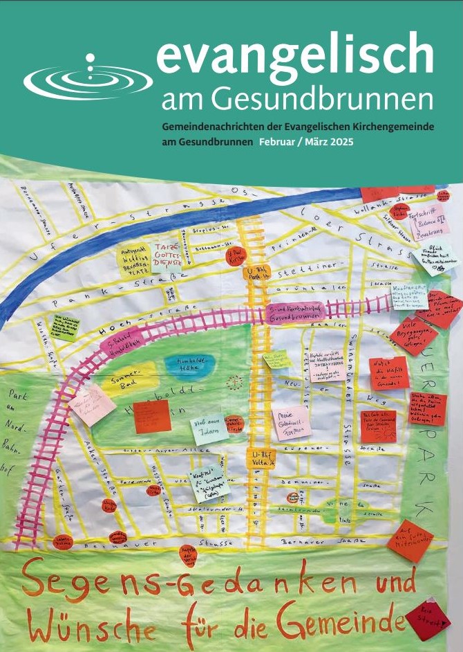 Titelbild Gemeindebrief Februar - März 2025 