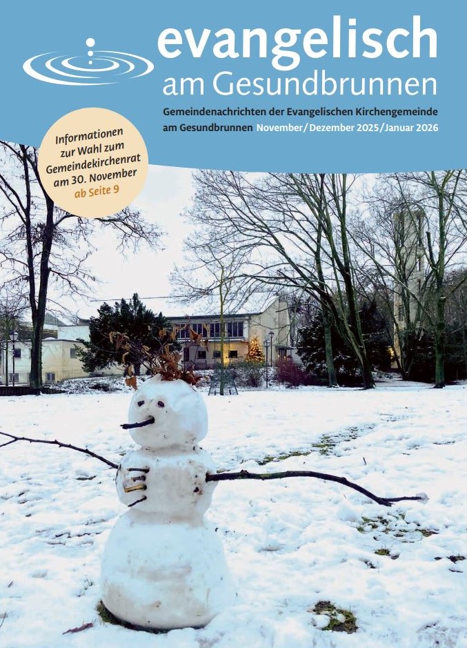 Titelbild Gemeindebrief November bis Januar 2026 