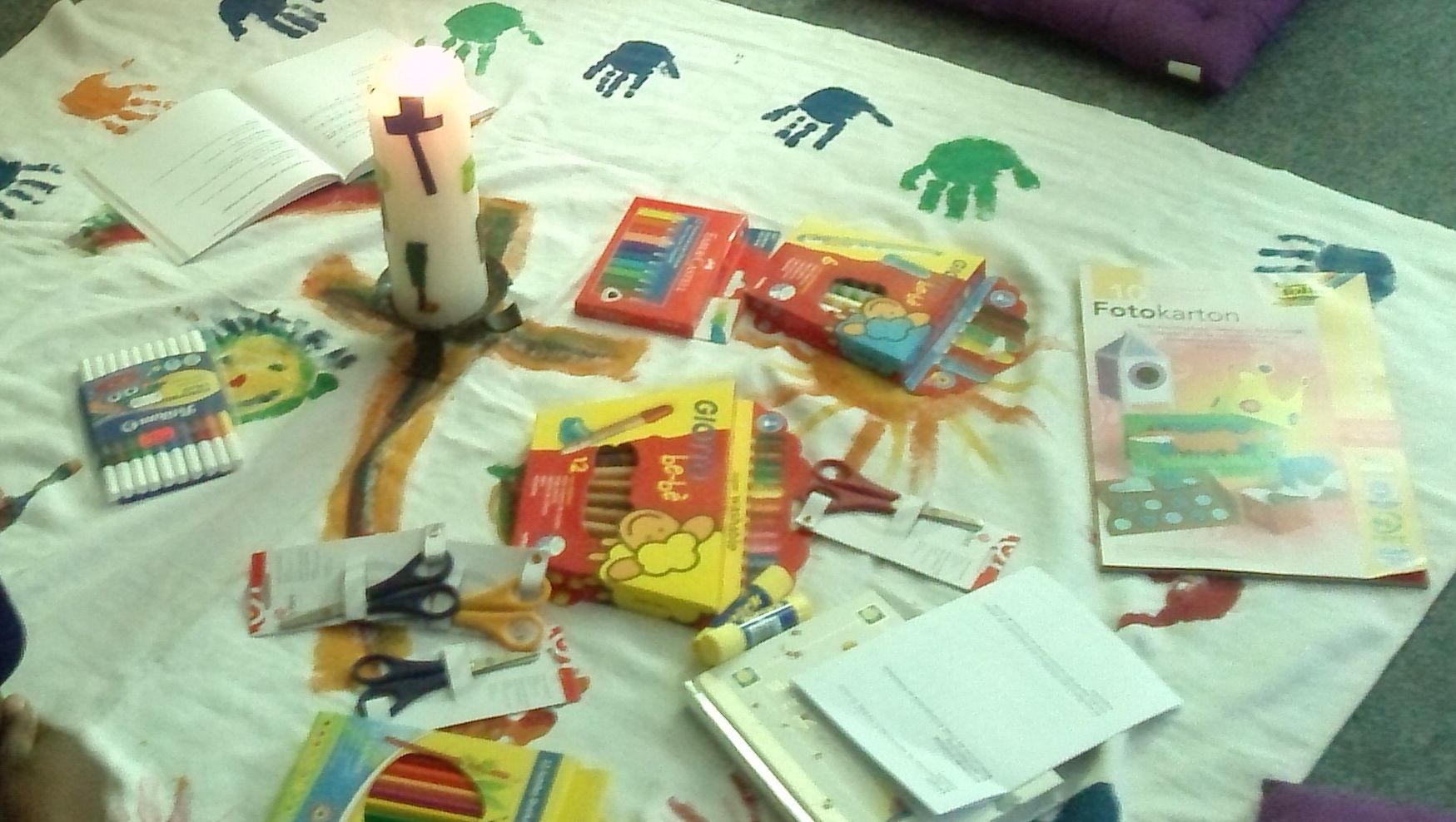 KiGo Decke mit Kerze