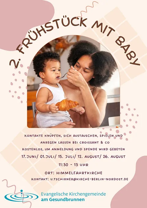 Flyer zum 2.Frühstück mit Baby