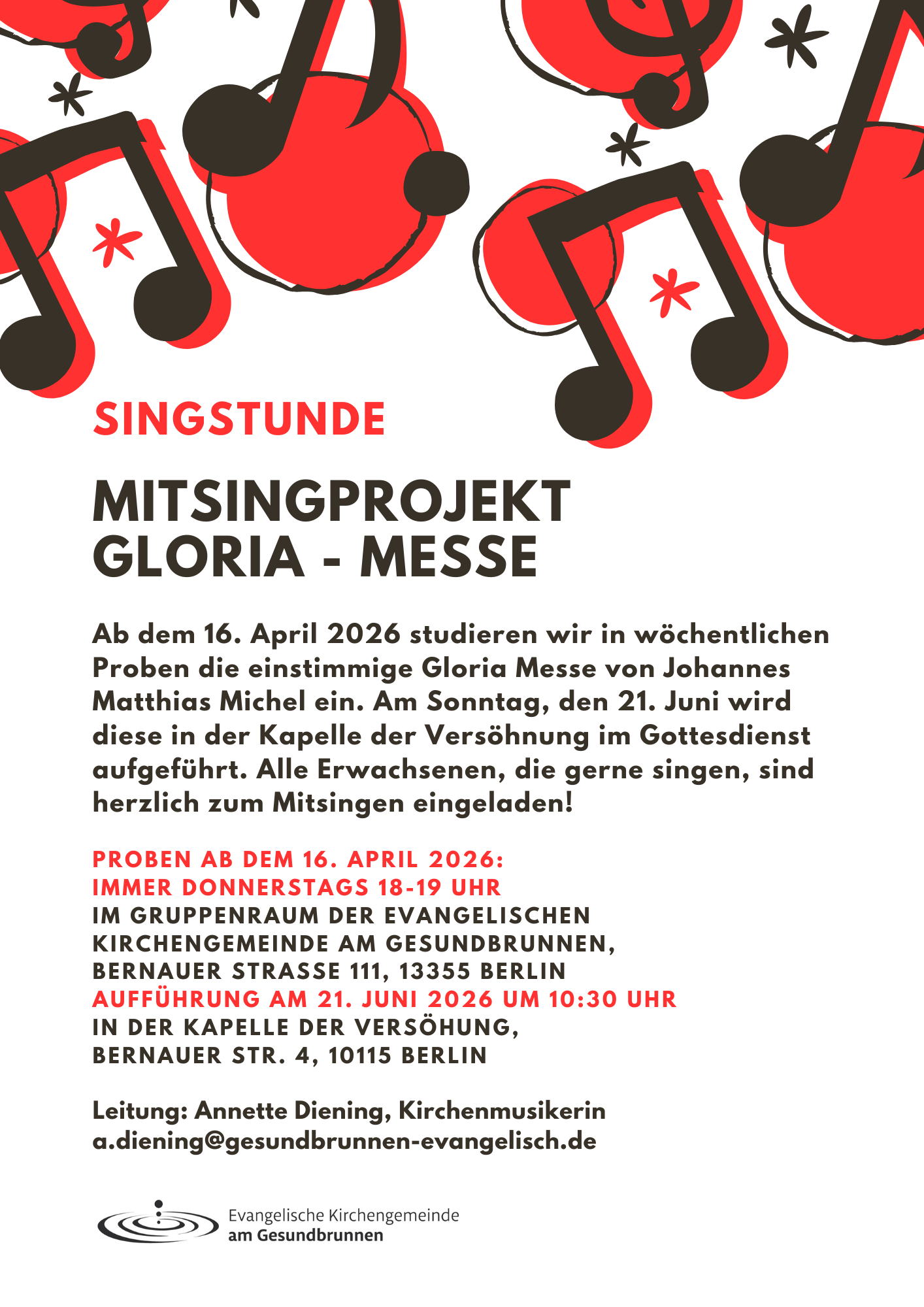 Mitsingprojekt Gloria-Messe