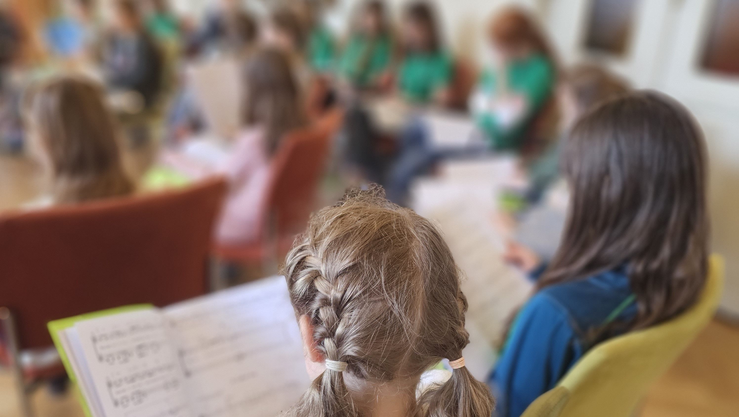 Probenbild vom Kinderchor